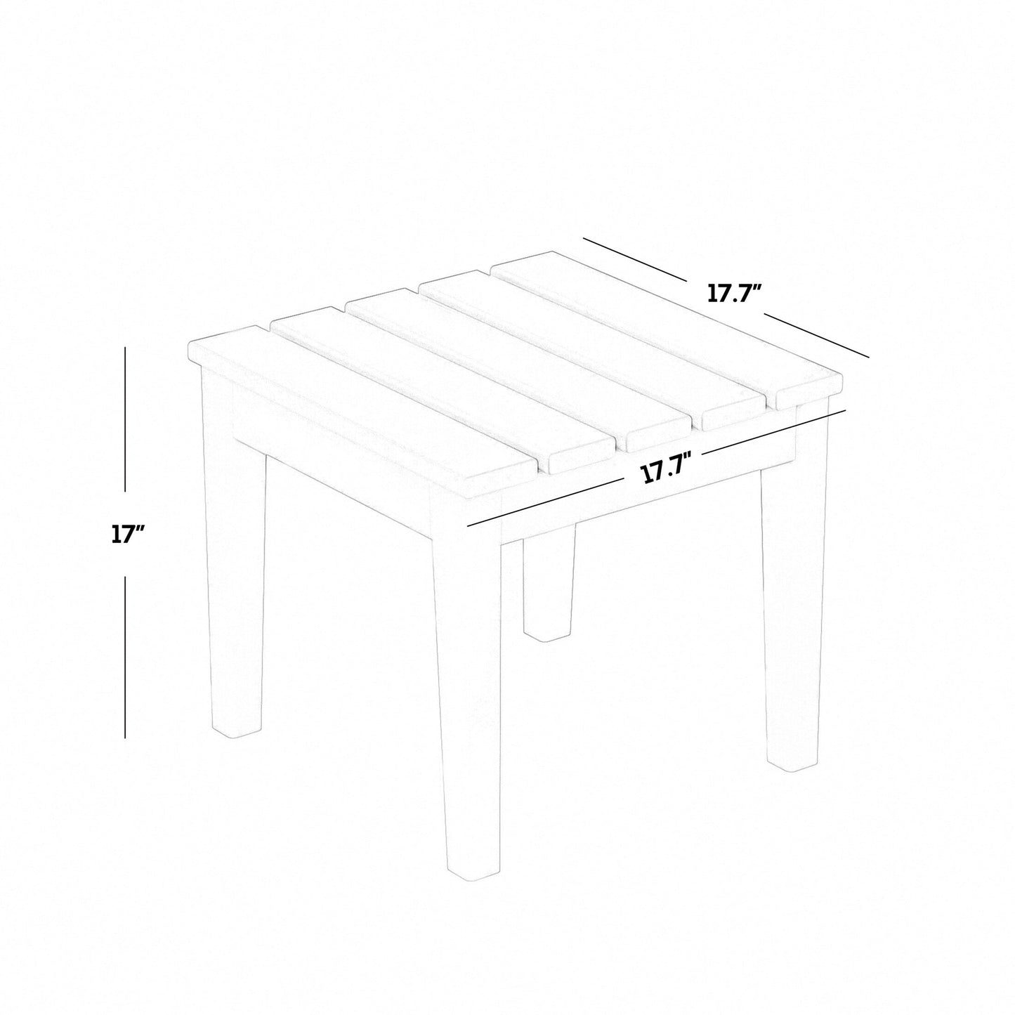 Ensemble de 5 chaises à bascule Polytrends Shoreside, toutes saisons, pour conversation