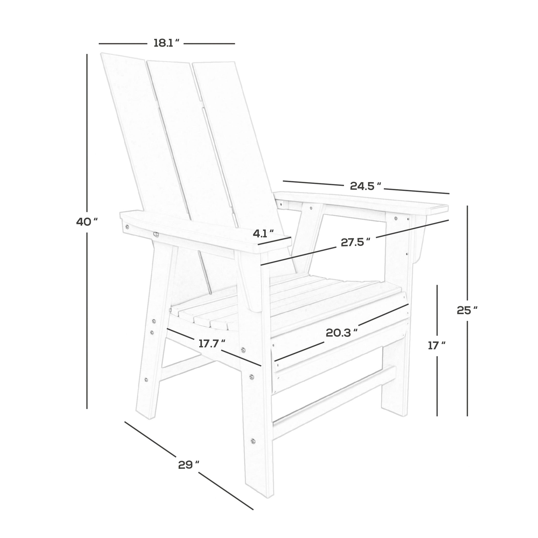 Ensemble de salle à manger d'extérieur Polytrends Shoreside, 5 pièces, carré, en polyester, respectueux de l'environnement, toutes saisons, avec fauteuils