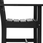 Ensemble de salle à manger Polytrends Shoreside 6 pièces avec fauteuils et banc