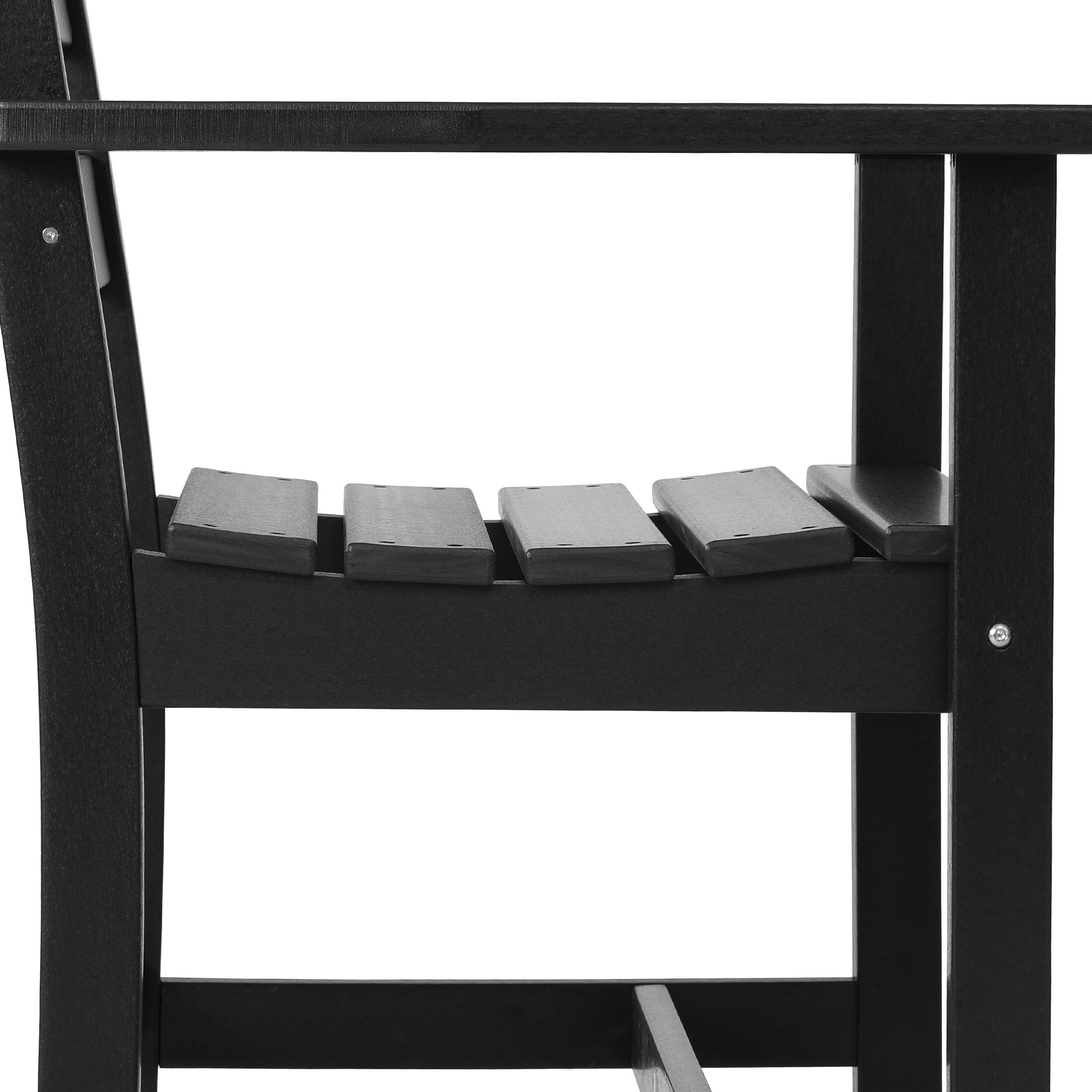 Ensemble de salle à manger Polytrends Shoreside 6 pièces avec fauteuils et banc