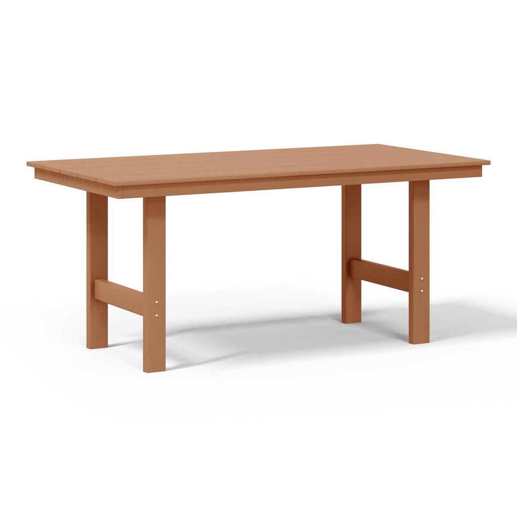 Ensemble de salle à manger Polytrends Shoreside 6 pièces avec fauteuils et banc