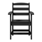 Ensemble de salle à manger Polytrends Shoreside 6 pièces avec fauteuils et banc
