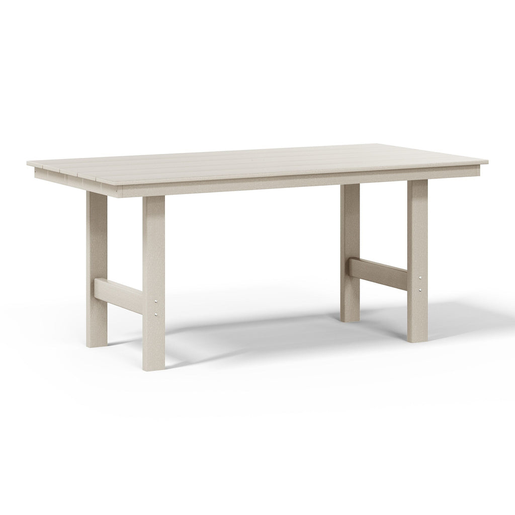 Ensemble de salle à manger Polytrends Shoreside 6 pièces avec fauteuils et banc