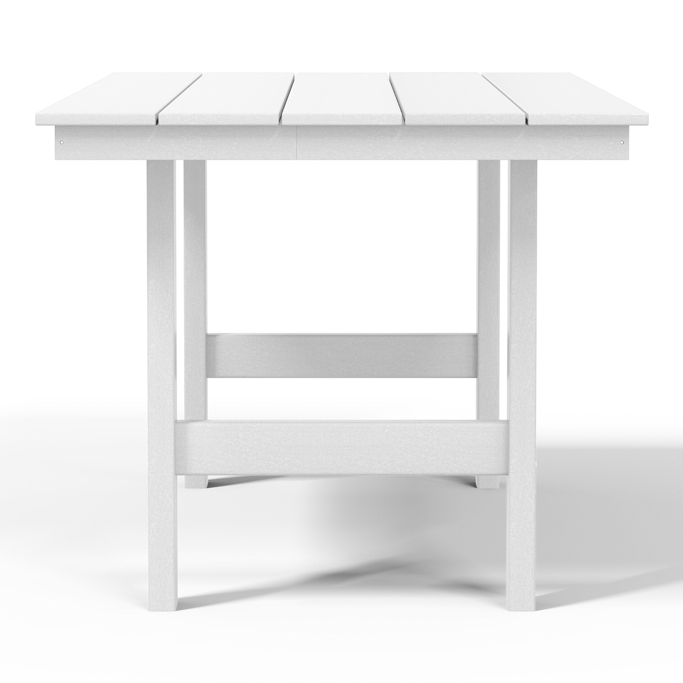 Ensemble de salle à manger Polytrends Shoreside 6 pièces avec fauteuils et banc