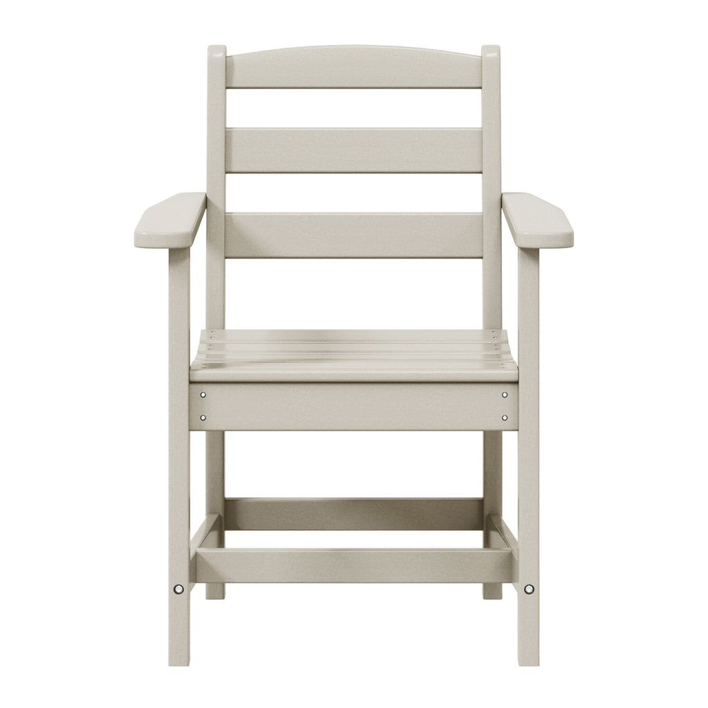 Ensemble de salle à manger Polytrends Shoreside 6 pièces avec fauteuils et banc