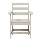 Ensemble de salle à manger Polytrends Shoreside 6 pièces avec fauteuils et banc