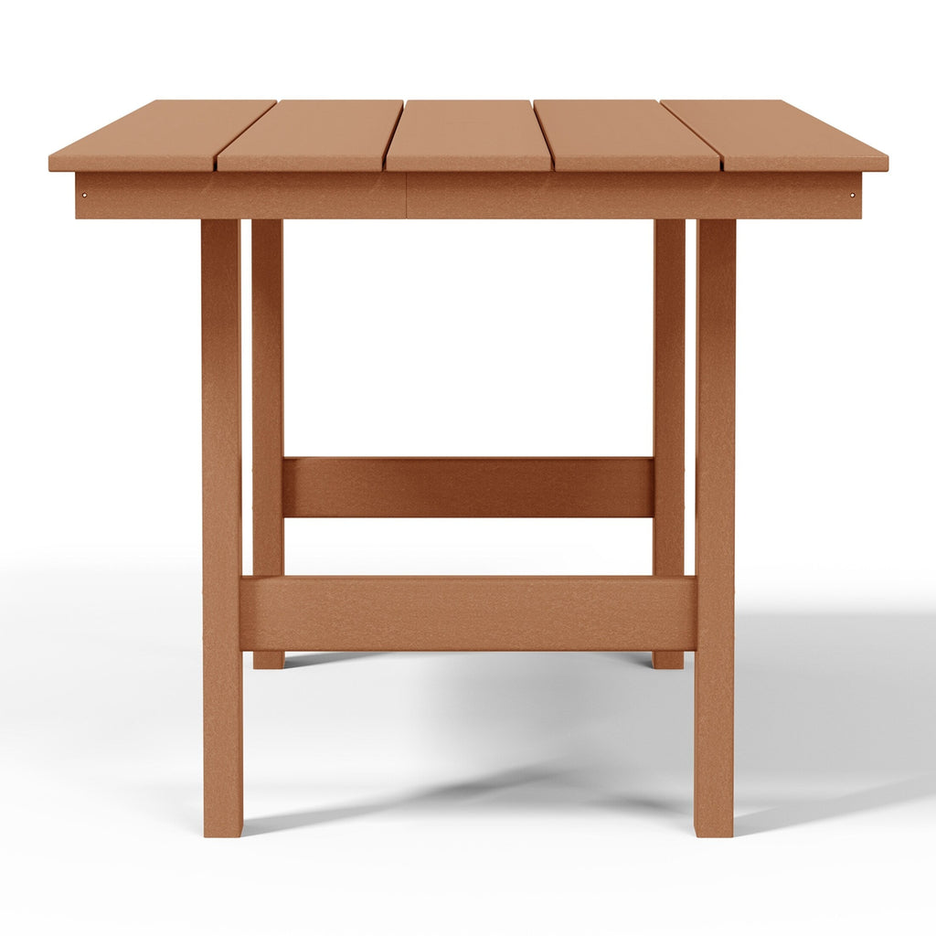 Ensemble de salle à manger Polytrends Shoreside 6 pièces avec fauteuils et banc