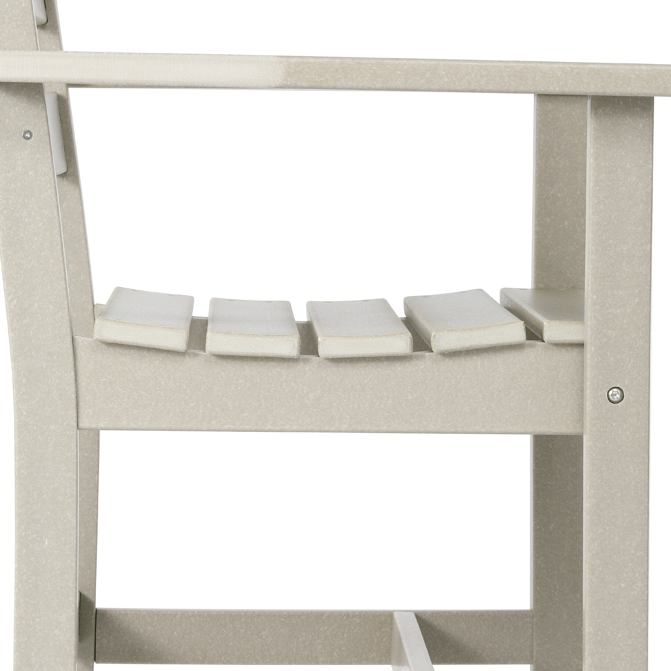 Ensemble de salle à manger Polytrends Shoreside 6 pièces avec fauteuils et banc