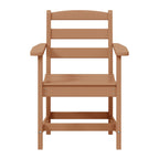 Ensemble de salle à manger Polytrends Shoreside 6 pièces avec fauteuils et banc