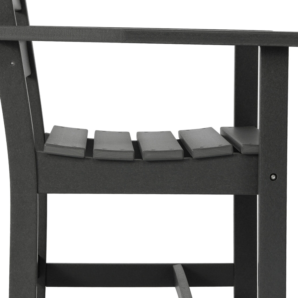Ensemble de salle à manger Polytrends Shoreside 6 pièces avec fauteuils et banc