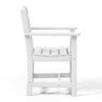 Ensemble de salle à manger Polytrends Shoreside 6 pièces avec fauteuils et banc