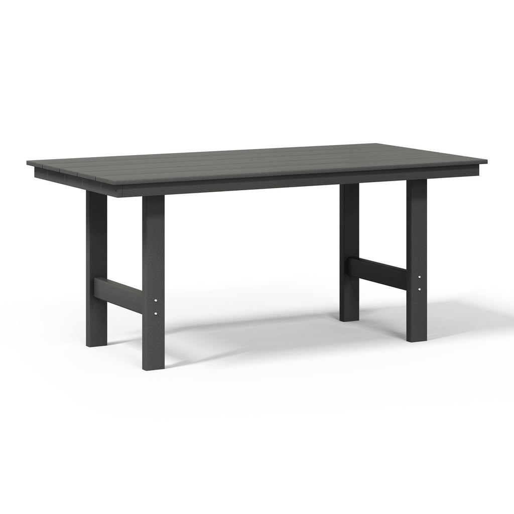 Ensemble de salle à manger Polytrends Shoreside 6 pièces avec fauteuils et banc