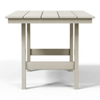 Ensemble de salle à manger Polytrends Shoreside 6 pièces avec fauteuils et banc