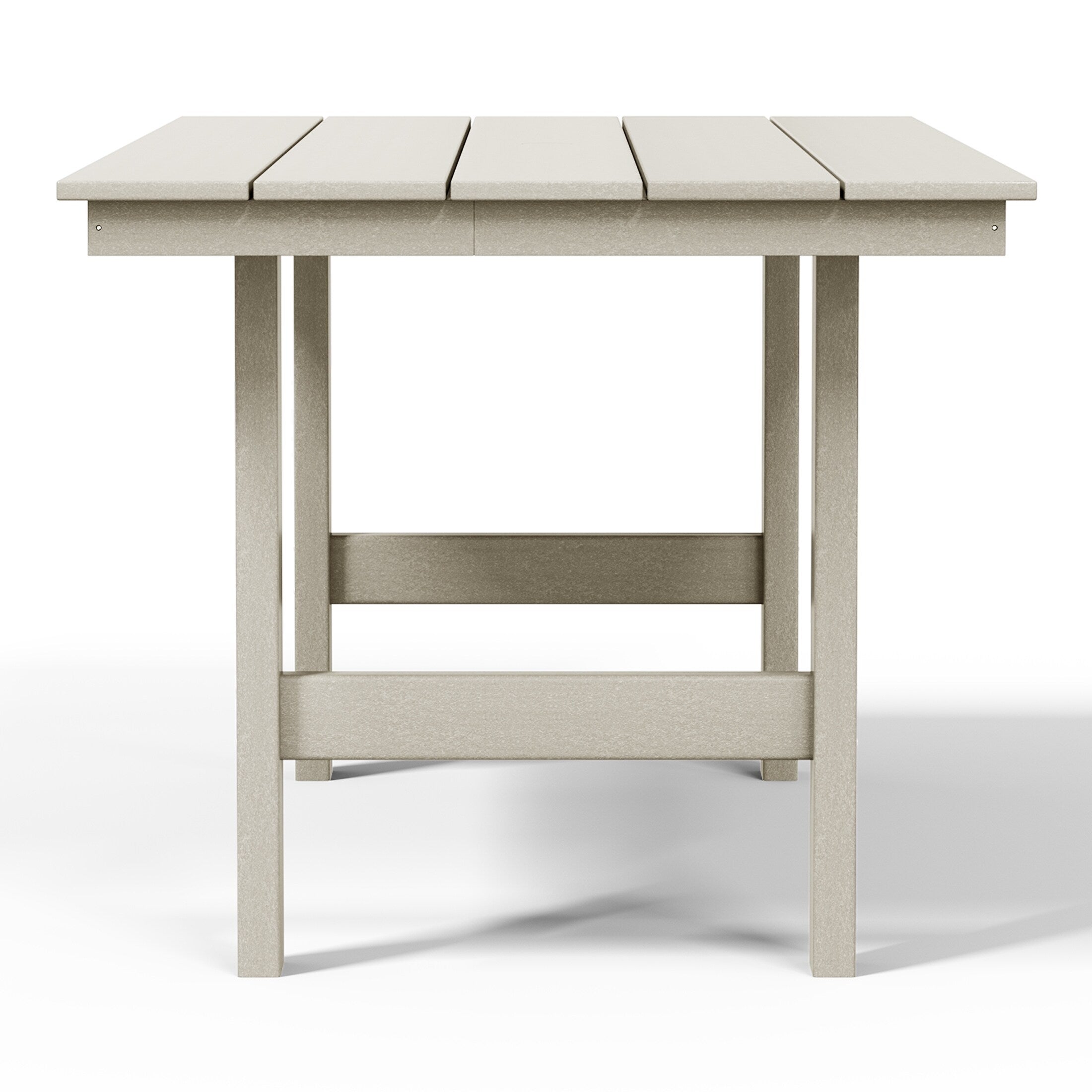 Ensemble de salle à manger Polytrends Shoreside 6 pièces avec fauteuils et banc