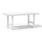 Ensemble de salle à manger Polytrends Shoreside 6 pièces avec fauteuils et banc