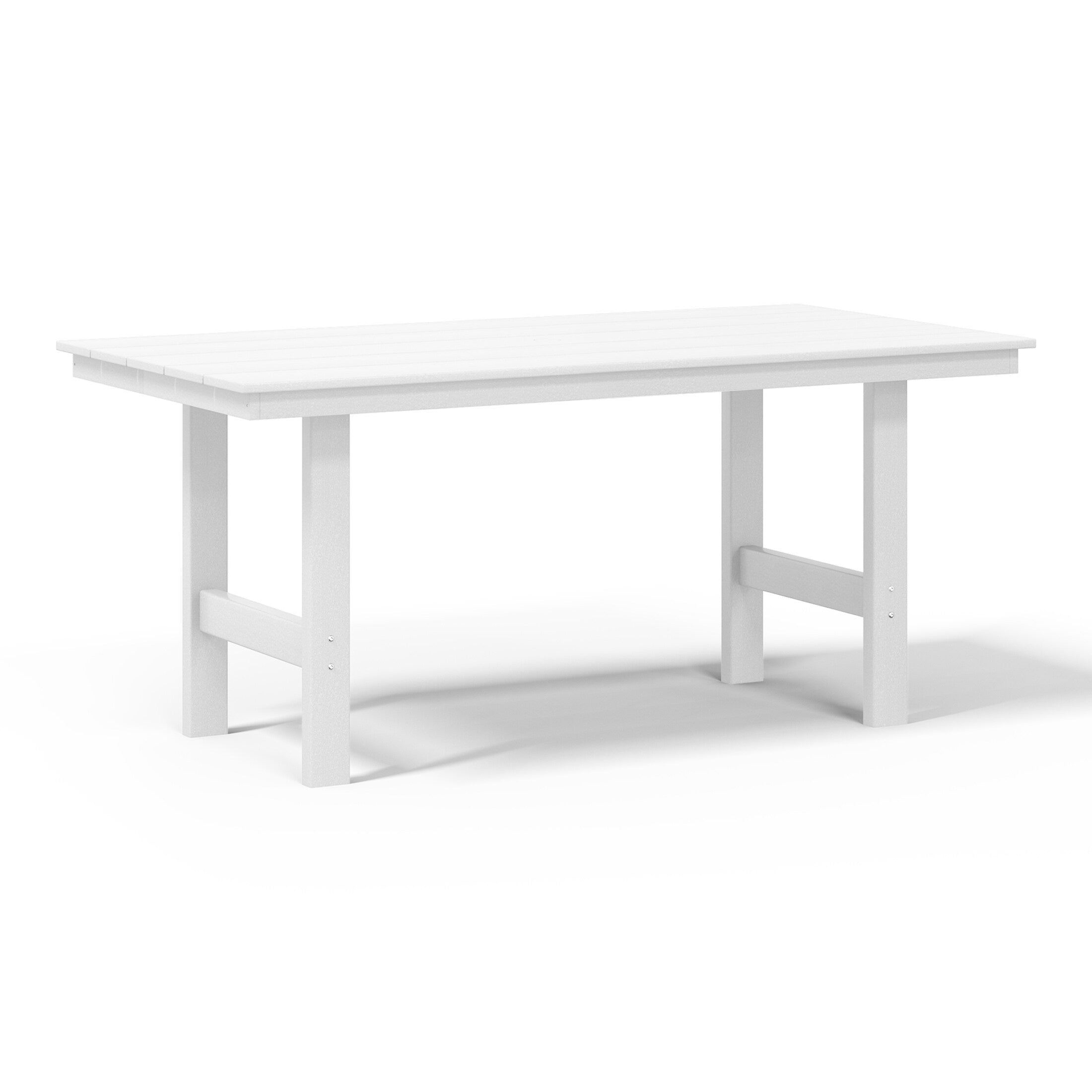 Ensemble de salle à manger Polytrends Shoreside 6 pièces avec fauteuils et banc