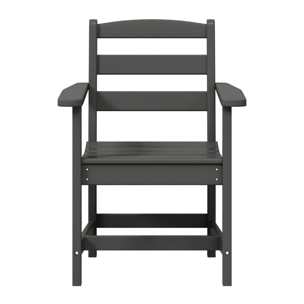 Ensemble de salle à manger Polytrends Shoreside 6 pièces avec fauteuils et banc