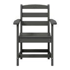 Ensemble de salle à manger Polytrends Shoreside 6 pièces avec fauteuils et banc