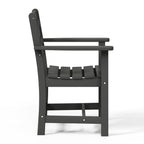 Ensemble de salle à manger Polytrends Shoreside 6 pièces avec fauteuils et banc