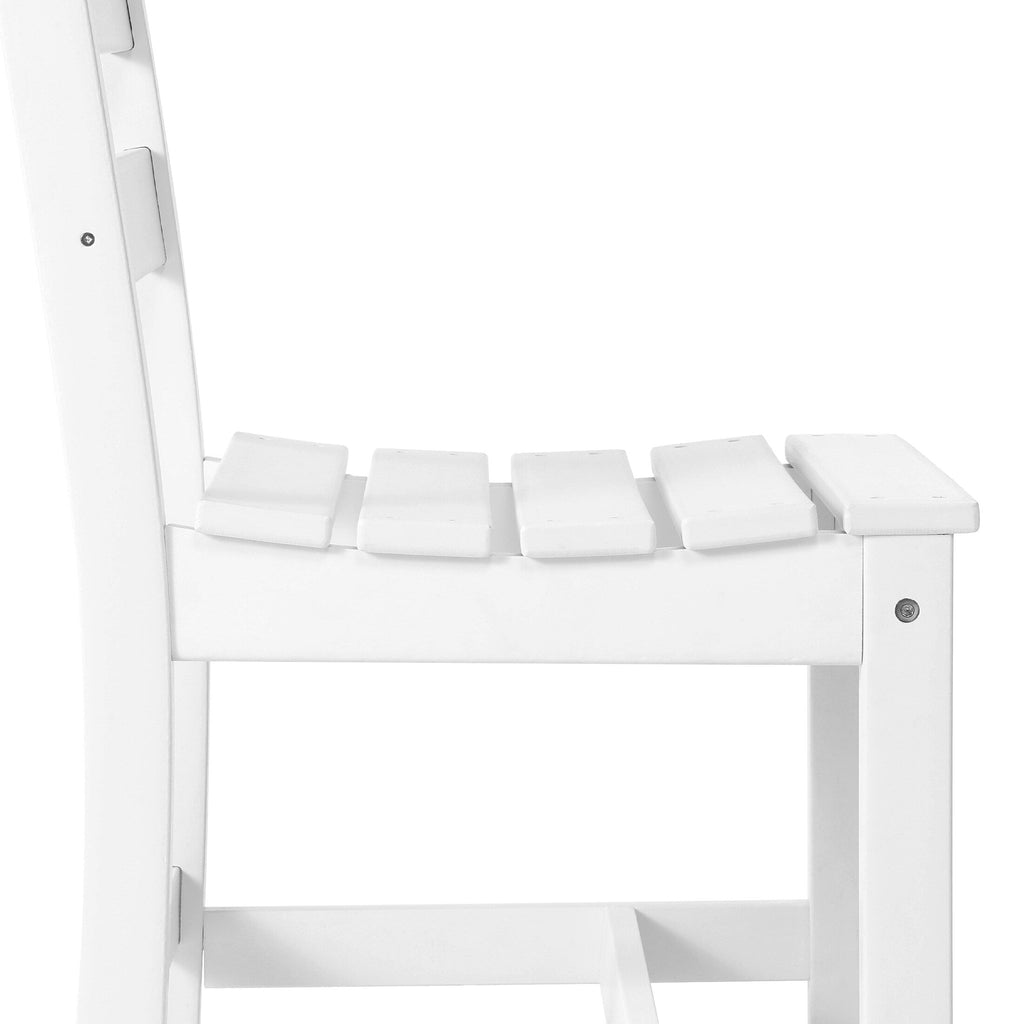 Ensemble de salle à manger Polytrends Shoreside 6 pièces avec chaises et banc