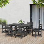 Ensemble de salle à manger Polytrends Shoreside 7 pièces avec fauteuils