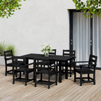 Ensemble de salle à manger Polytrends Shoreside 7 pièces avec fauteuils