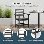 Ensemble de salle à manger Polytrends Shoreside 7 pièces avec fauteuils
