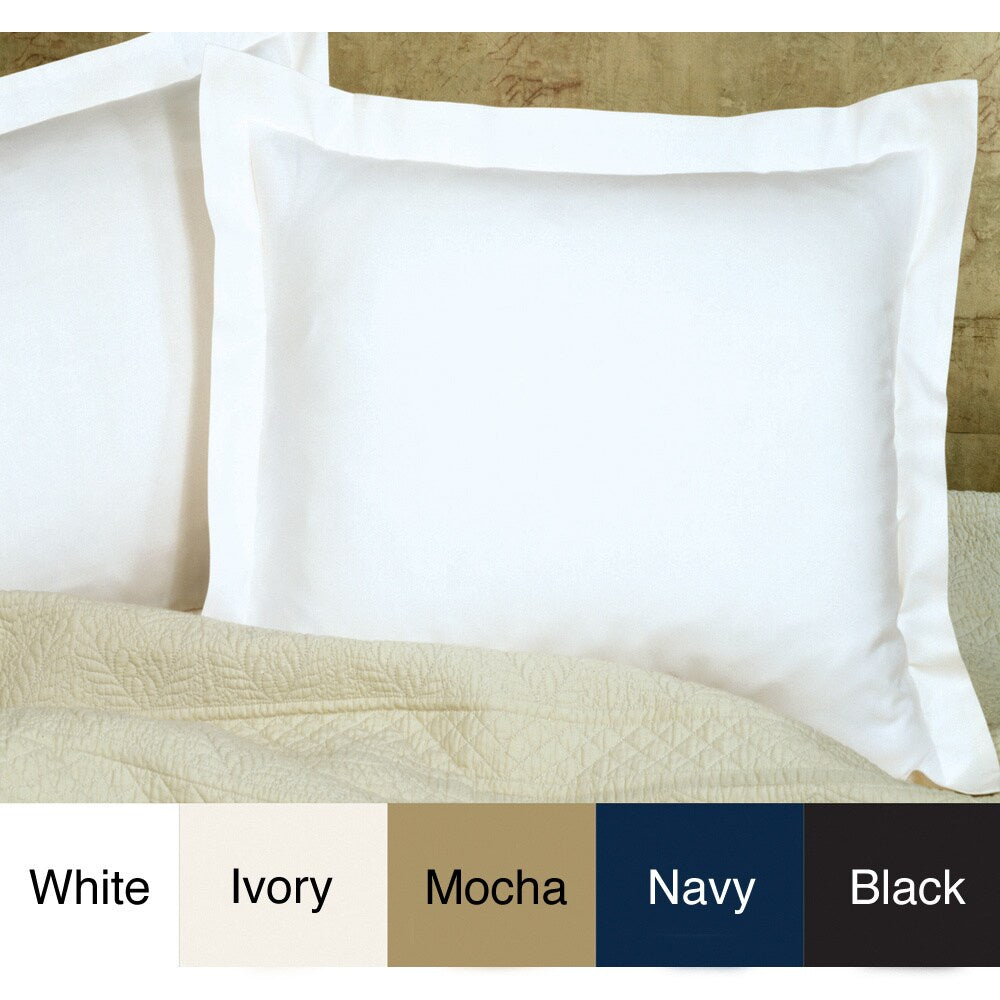 Housse de coussin européenne en popeline de coton mélangé sur mesure
