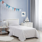 Parures de draps en percale de coton imprimé Poppy &amp; Fritz Kids