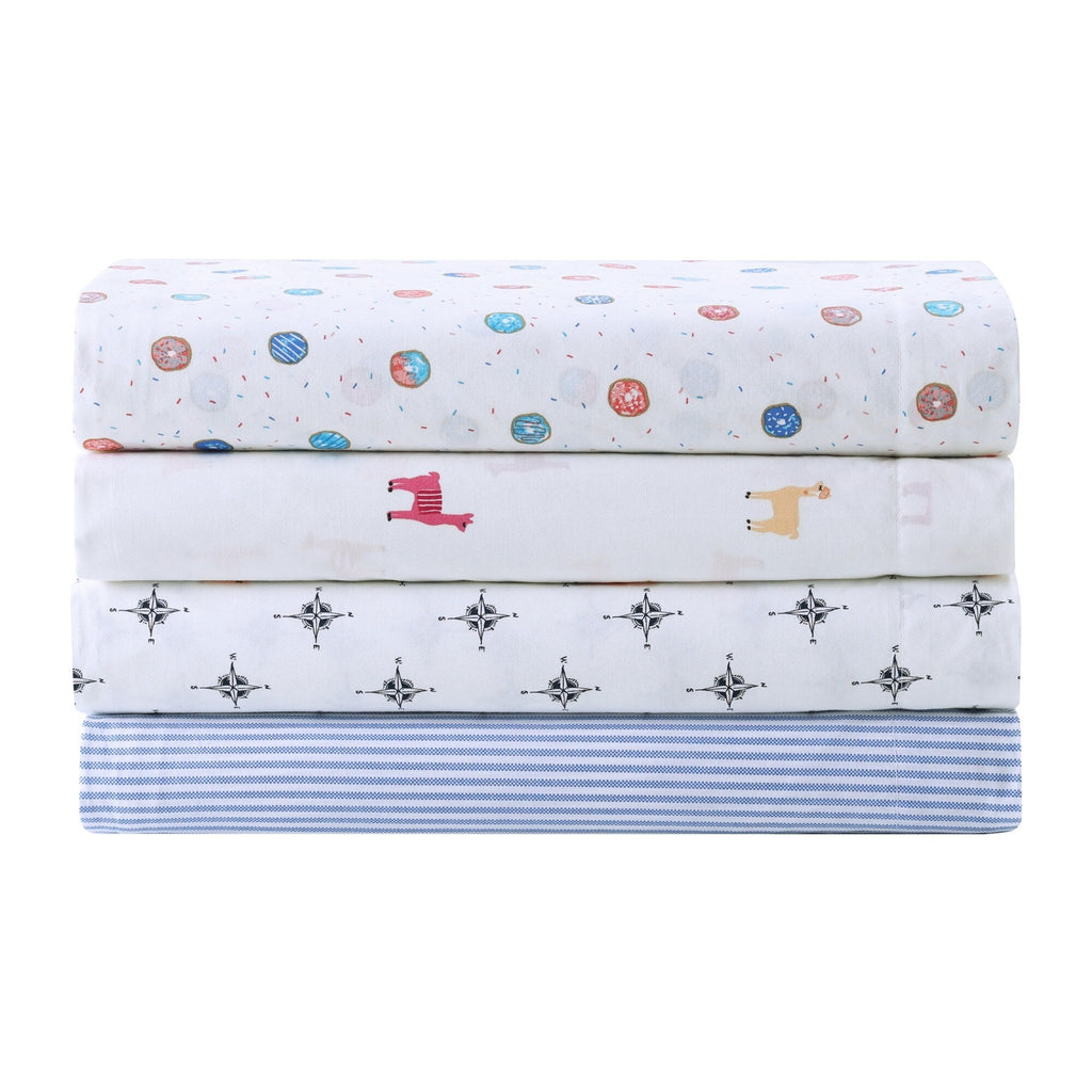 Parures de draps en percale de coton imprimé Poppy &amp; Fritz Kids