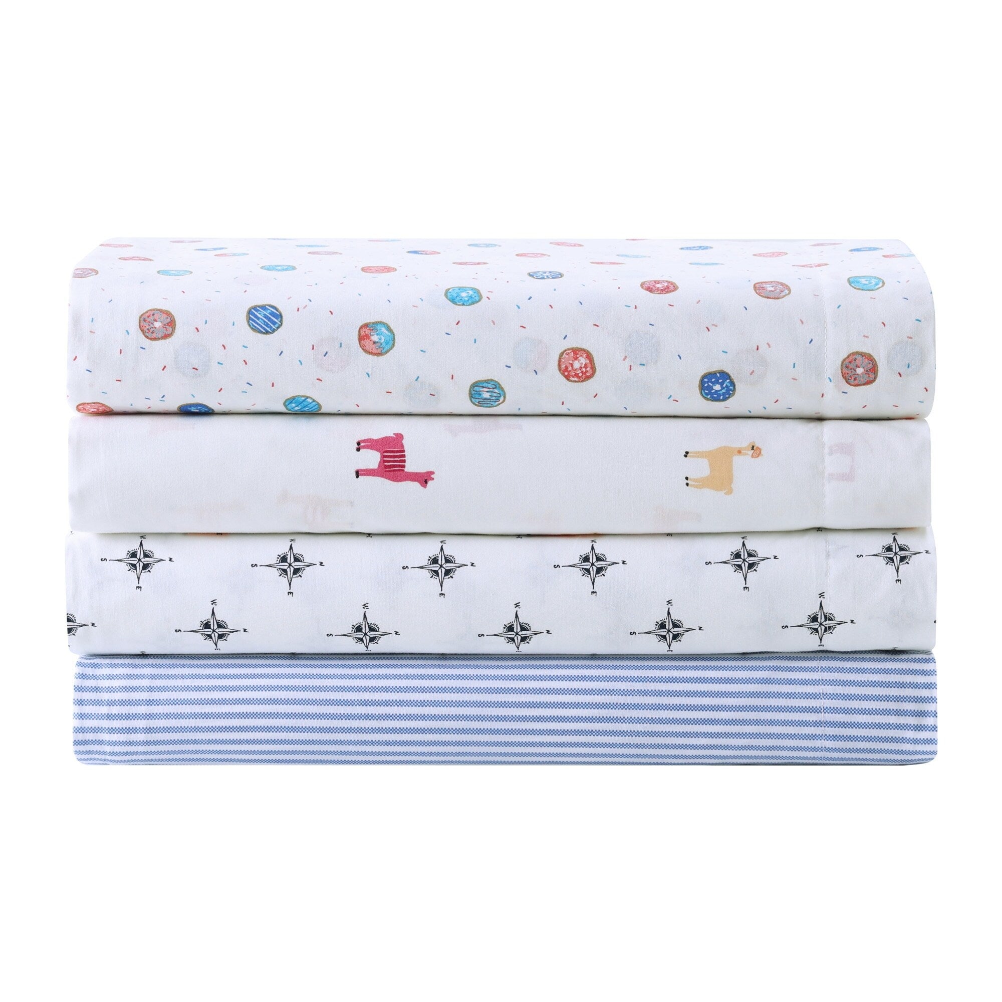 Parures de draps en percale de coton imprimé Poppy &amp; Fritz Kids