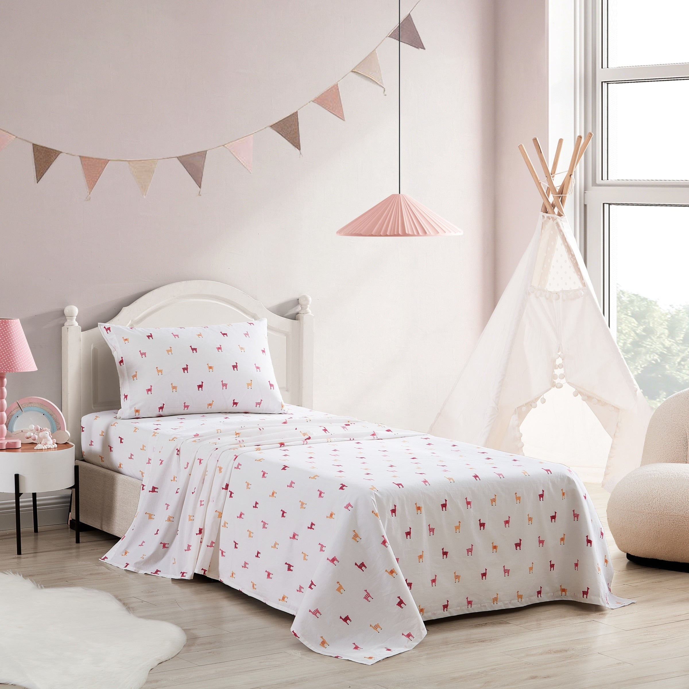 Parures de draps en percale de coton imprimé Poppy &amp; Fritz Kids