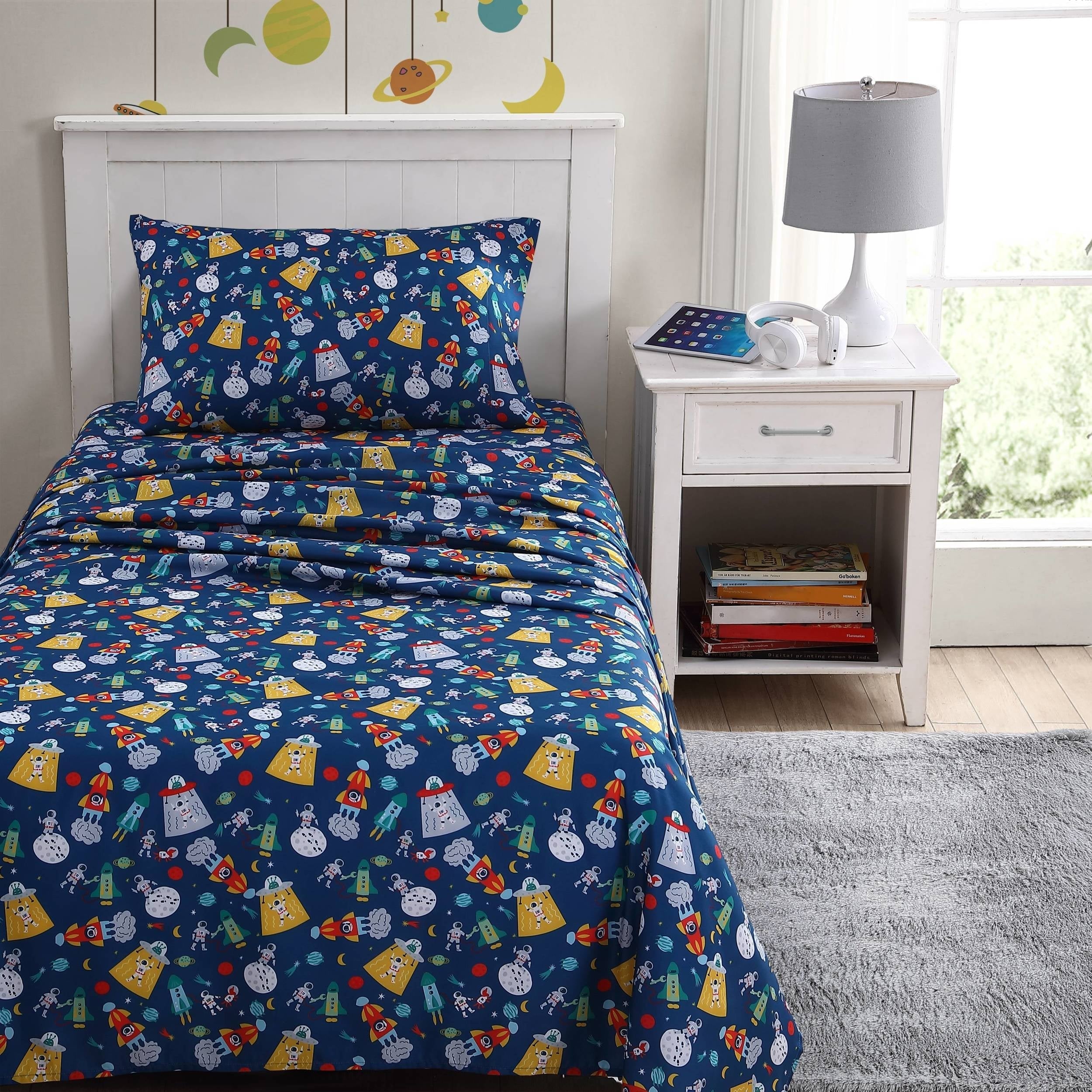 Parures de draps imprimés doux et confortables pour enfants Poppy &amp; Fritz