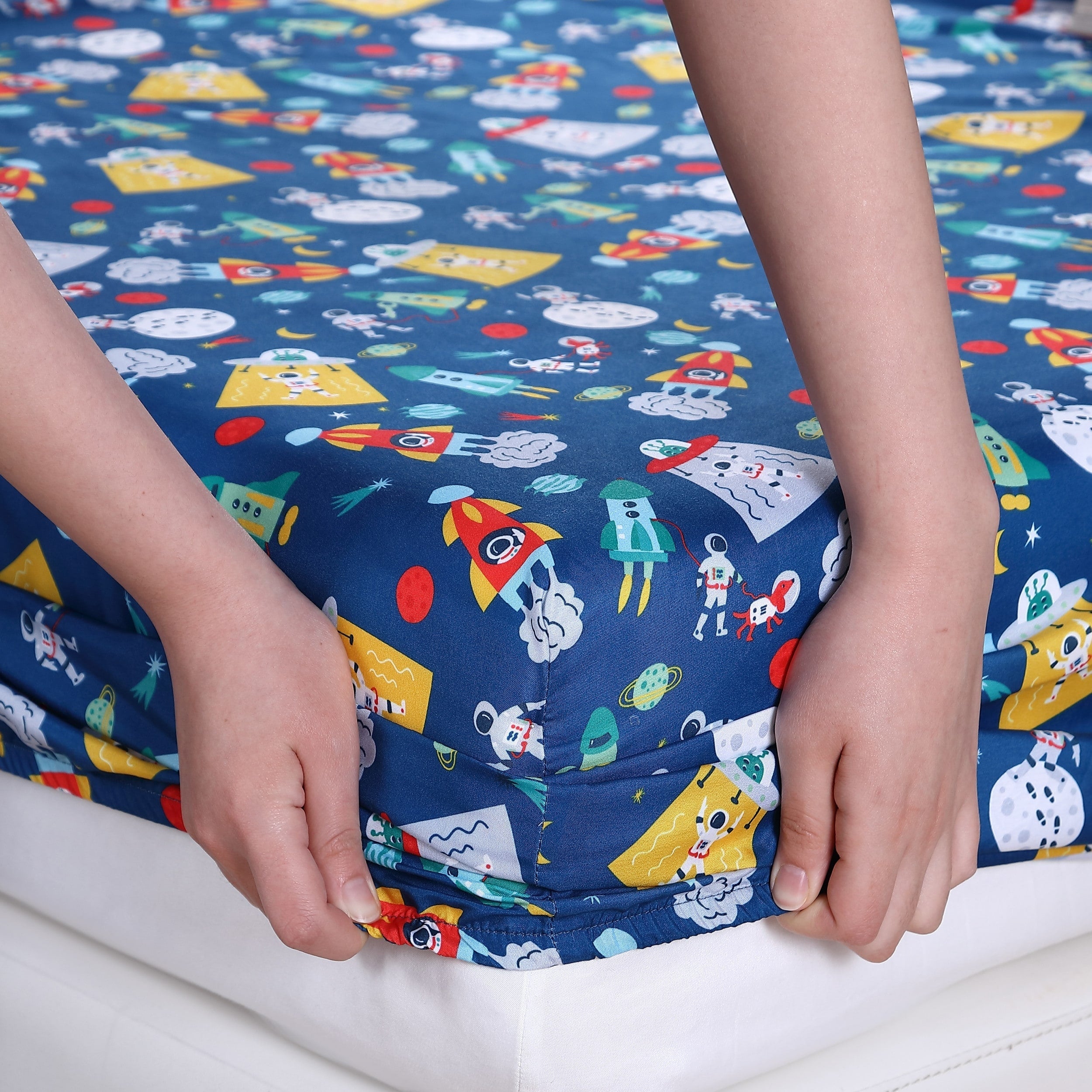 Parures de draps imprimés doux et confortables pour enfants Poppy &amp; Fritz