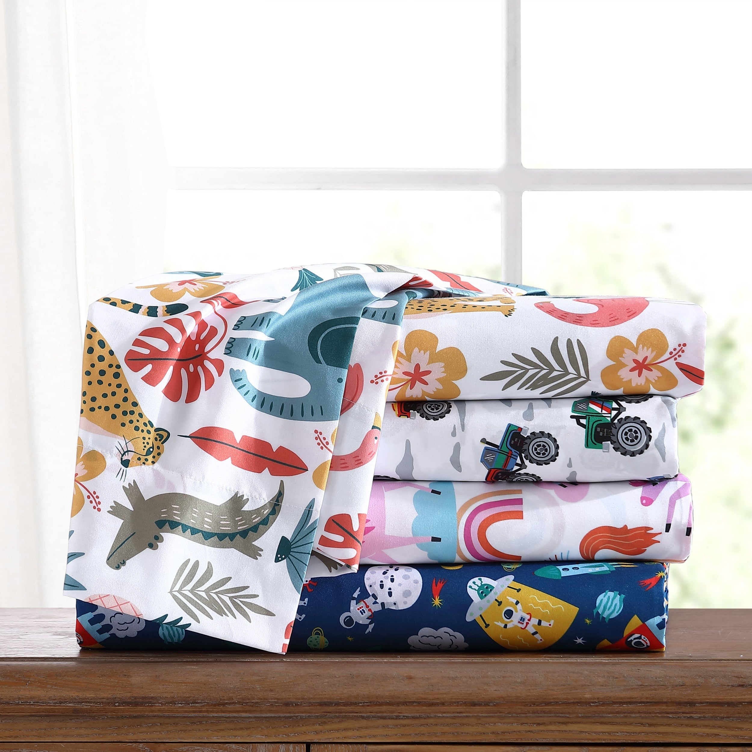 Parures de draps imprimés doux et confortables pour enfants Poppy &amp; Fritz