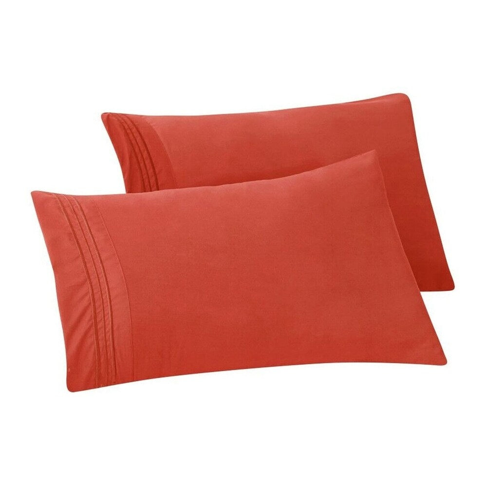 Taies d'oreiller Porch &amp; Den Briggs résistantes aux plis et à la décoloration (lot de 2)