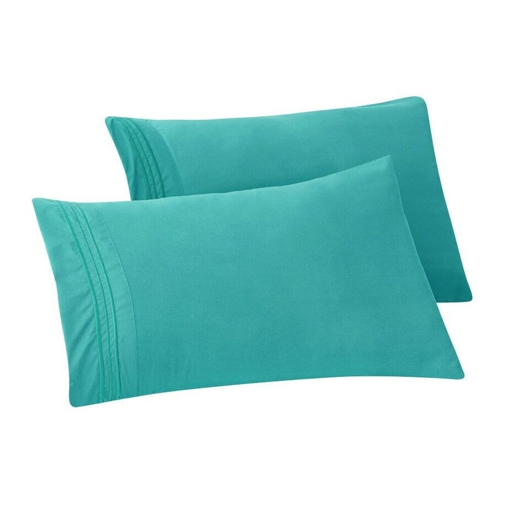 Taies d'oreiller Porch &amp; Den Briggs résistantes aux plis et à la décoloration (lot de 2)