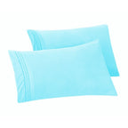 Taies d'oreiller Porch &amp; Den Briggs résistantes aux plis et à la décoloration (lot de 2)