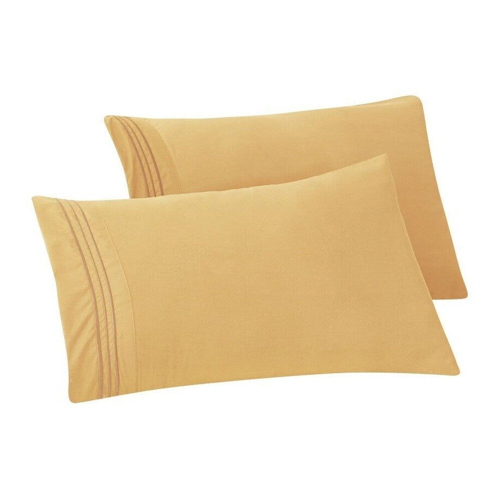 Taies d'oreiller Porch &amp; Den Briggs résistantes aux plis et à la décoloration (lot de 2)