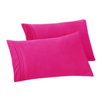 Taies d'oreiller Porch &amp; Den Briggs résistantes aux plis et à la décoloration (lot de 2)
