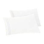 Taies d'oreiller Porch &amp; Den Briggs résistantes aux plis et à la décoloration (lot de 2)