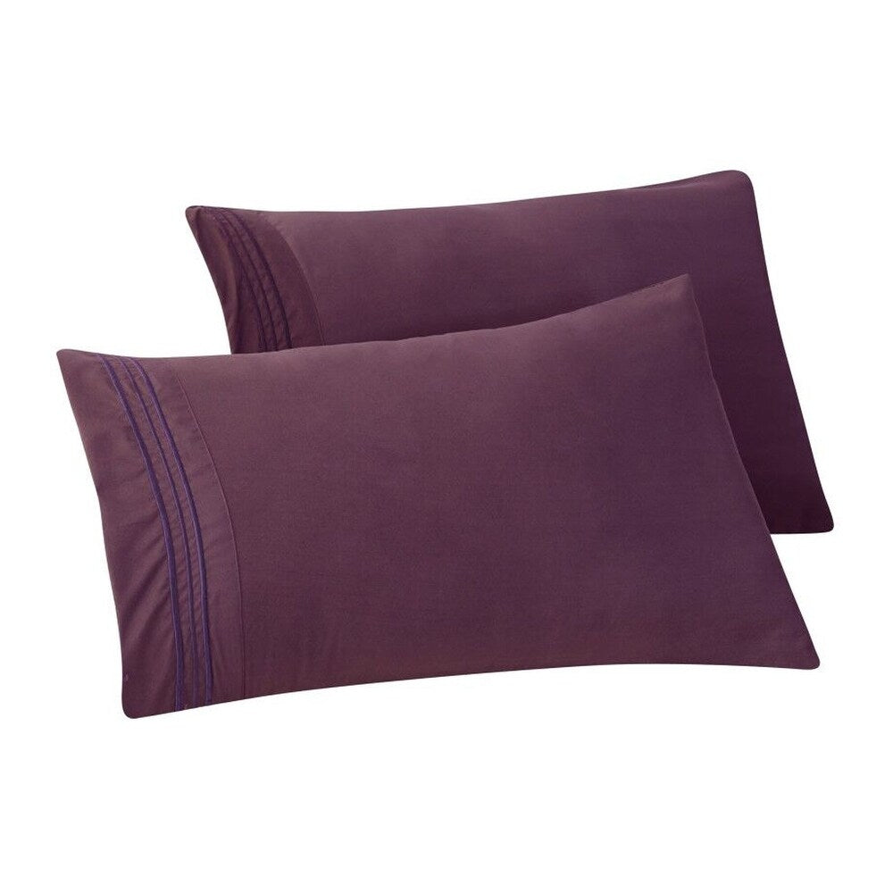 Taies d'oreiller Porch &amp; Den Briggs résistantes aux plis et à la décoloration (lot de 2)