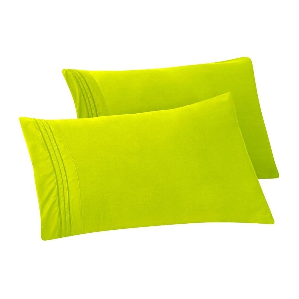 Taies d'oreiller Porch &amp; Den Briggs résistantes aux plis et à la décoloration (lot de 2)