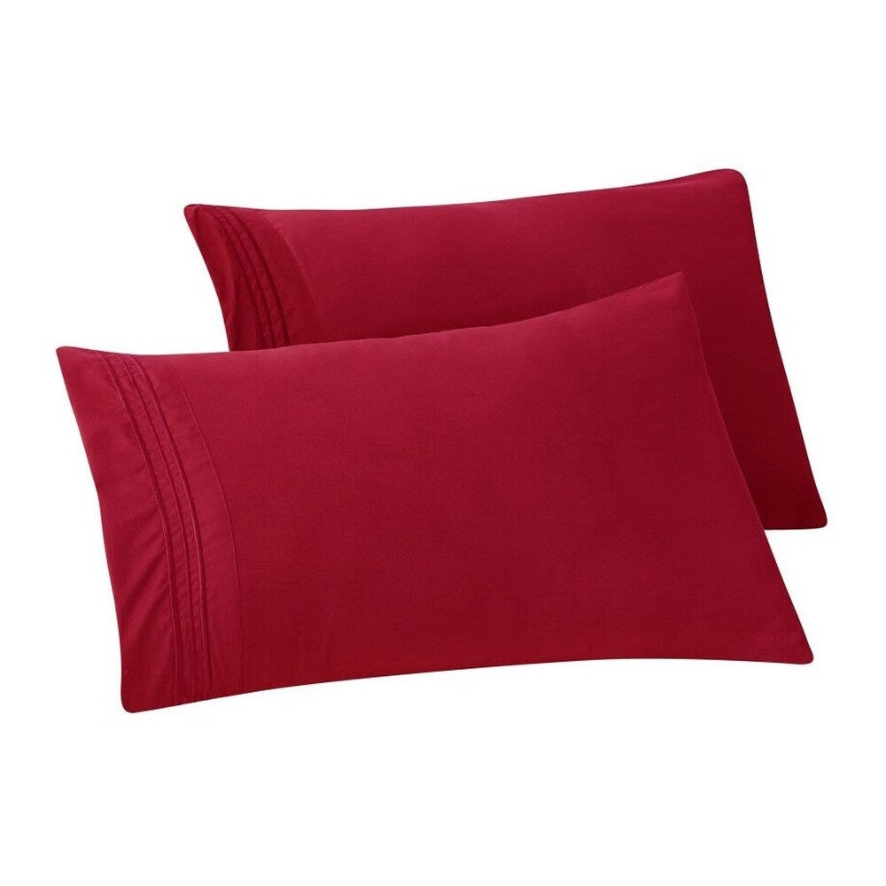 Taies d'oreiller Porch &amp; Den Briggs résistantes aux plis et à la décoloration (lot de 2)