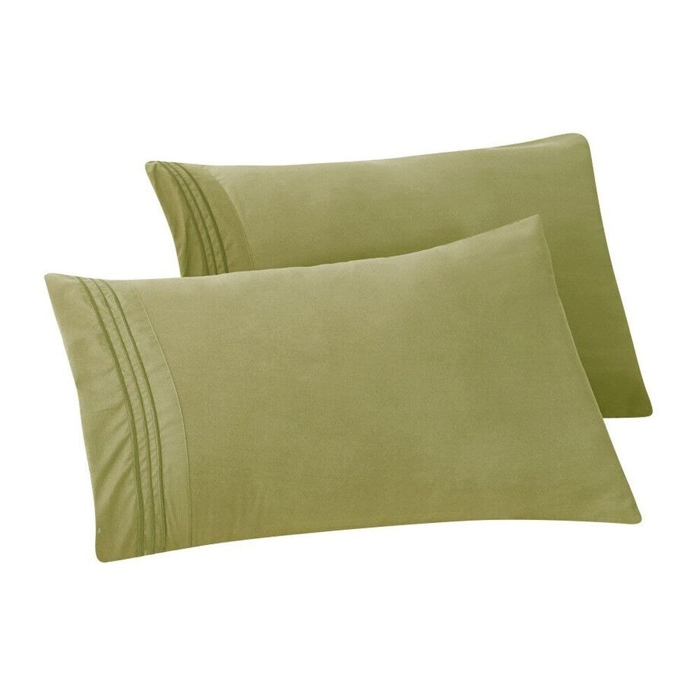 Taies d'oreiller Porch &amp; Den Briggs résistantes aux plis et à la décoloration (lot de 2)