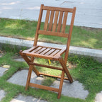Ensemble bistrot d'extérieur en bois dur d'acacia Silverton par Havenside Home
