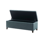 Banc de rangement rembourré à plateau capitonné Sasha de Madison Park