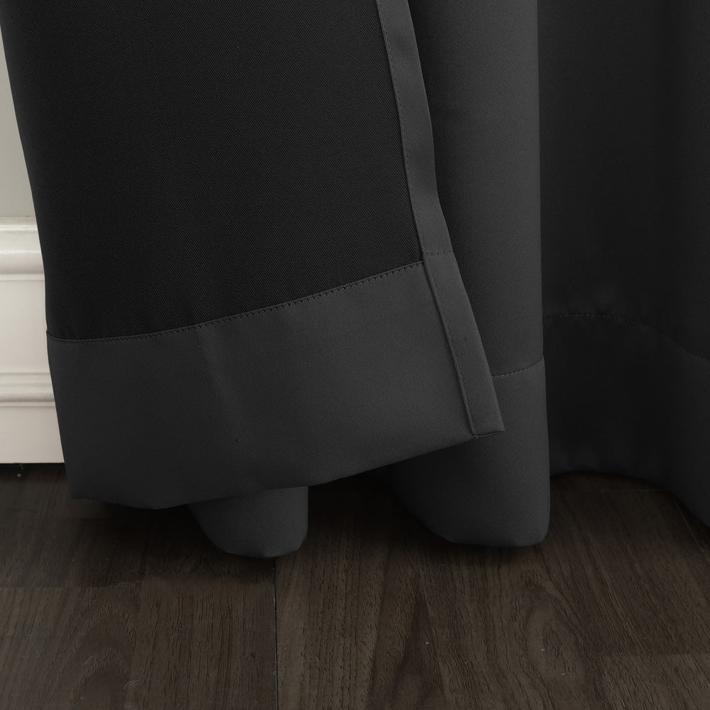 Rideau occultant et cantonnière pour véranda et salle de bain Inez, panneau simple