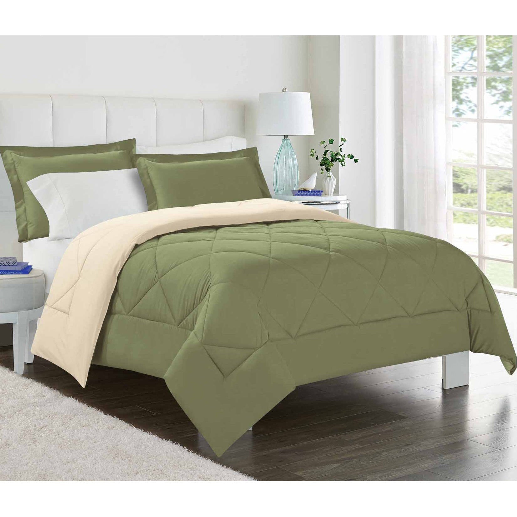 Parure de lit réversible en microfibre Swift Home