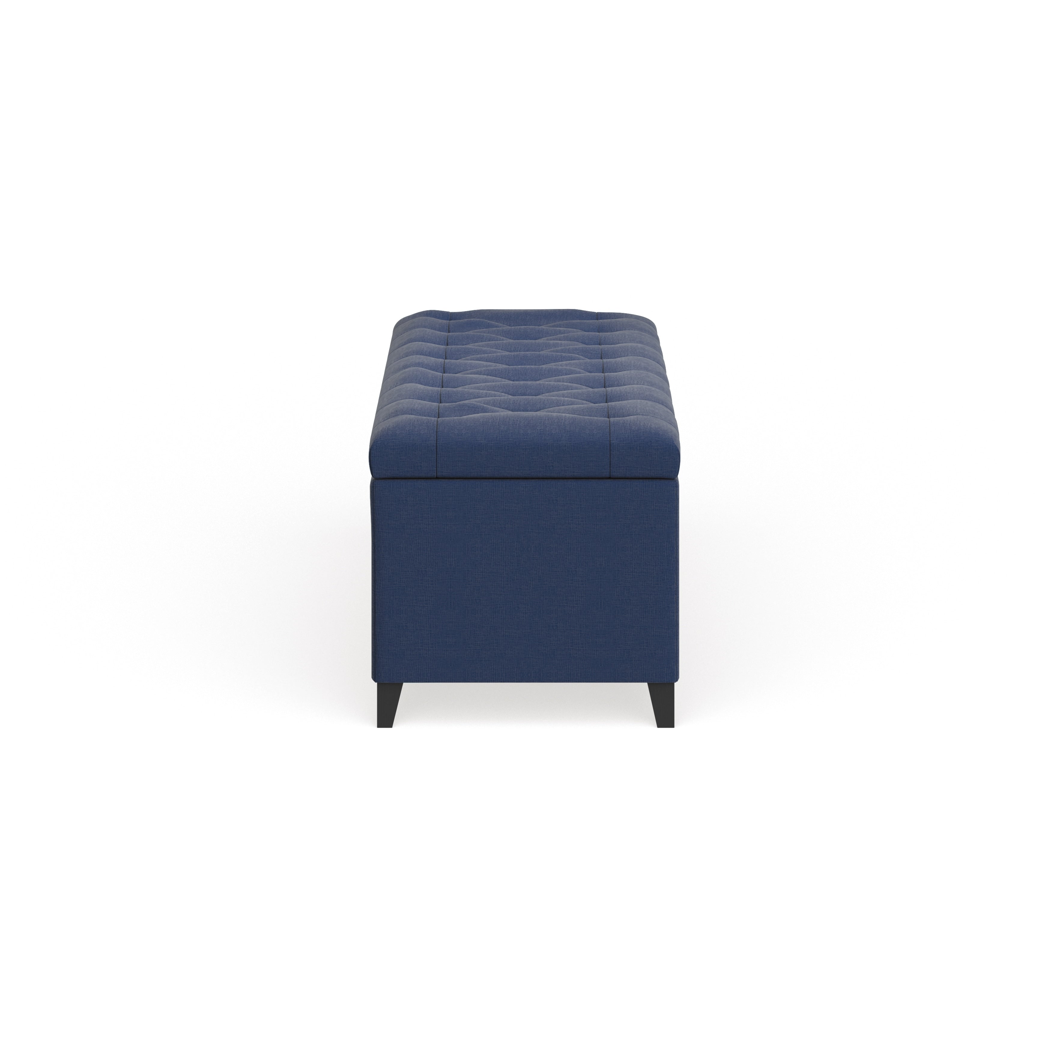 Banc de rangement rembourré à plateau capitonné Sasha de Madison Park